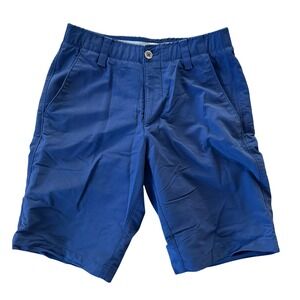 Under Armour Men's Golf Shorts Loose Fit Blue Size 30 HeatGear